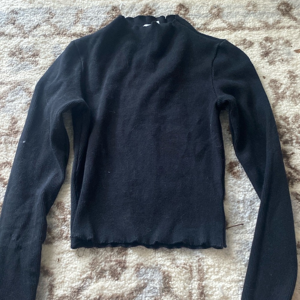 Princess Polly Black long sleeve turtleneck